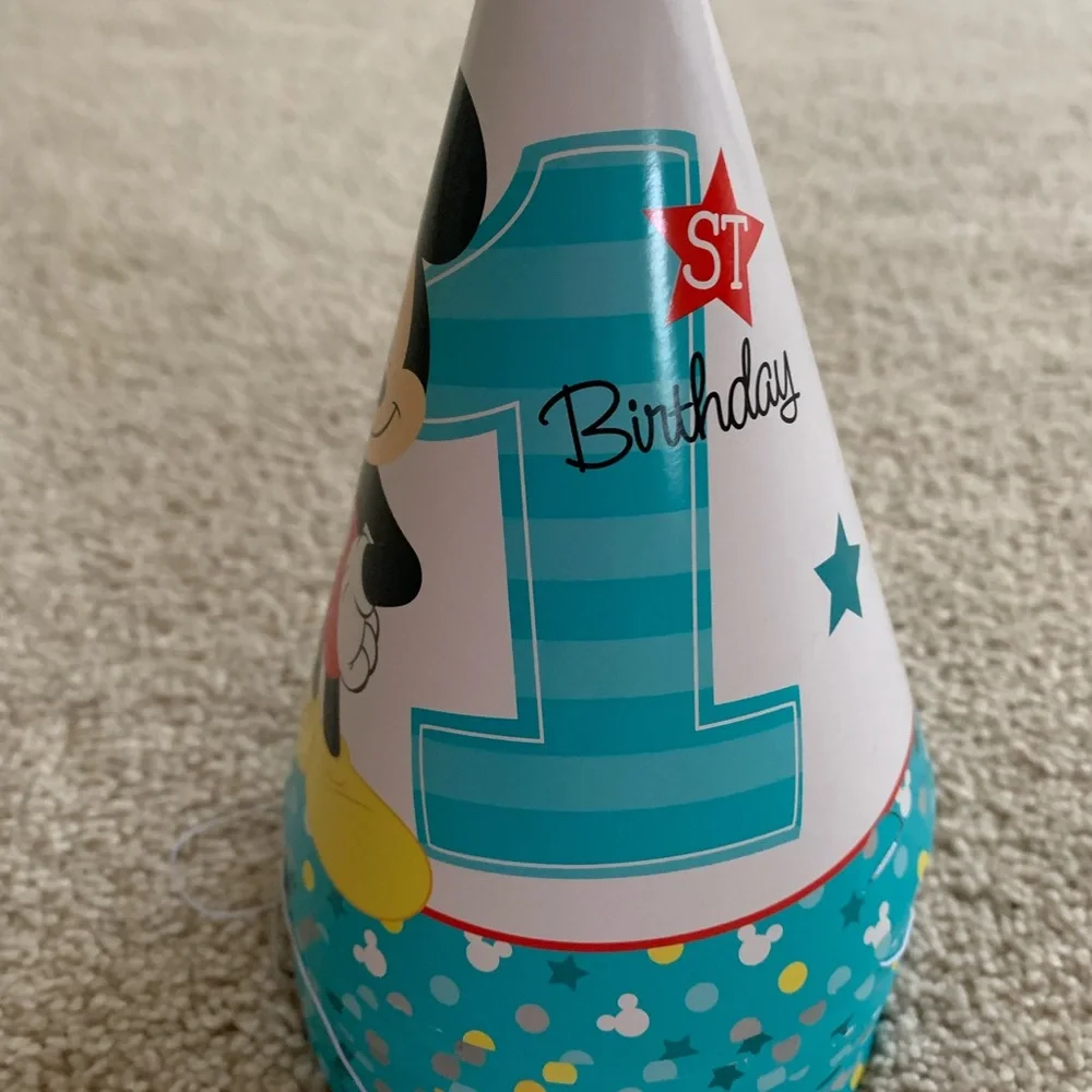 Mickey Mouse 1st Birthday Party Hats
